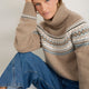 Iris Fairisle Jumper - Oat Melange