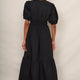 Iris Poplin Dress - Black