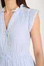 Jacinda Dress - Sky Blue/White Stripe