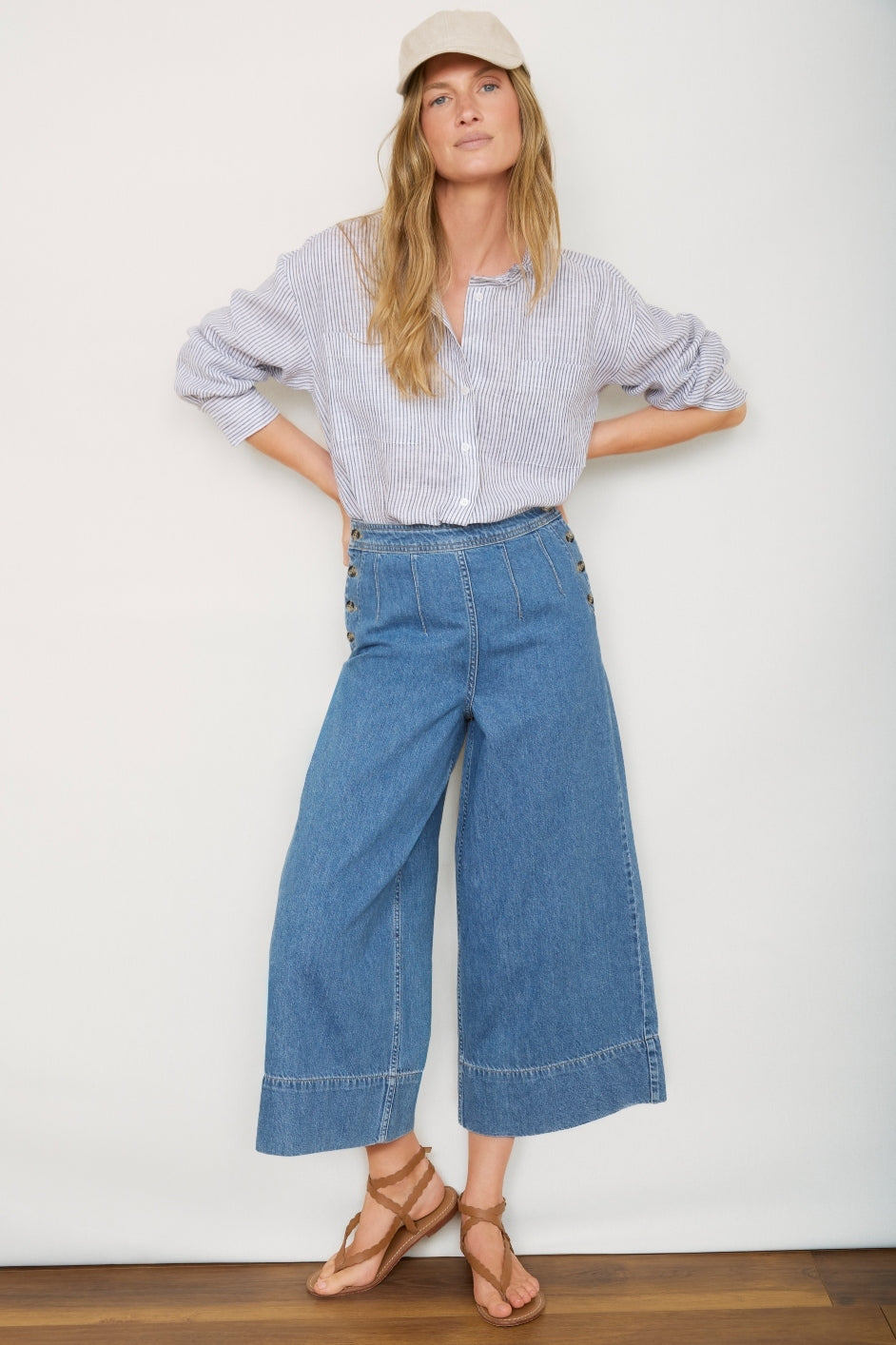 Jade Sailor Jean - Mid Wash