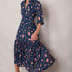 Jodi Dress - Navy Floral