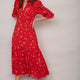 Jodi Dress - Red Floral