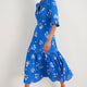 Jodi Dress - Cobalt Blue Spaced Floral