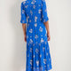 Jodi Dress - Cobalt Blue Spaced Floral
