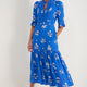 Jodi Dress - Cobalt Blue Spaced Floral