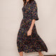 Jodi Floral Dress - Midnight