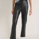 Josie Faux Leather Trouser - Black