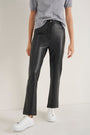 Josie Faux Leather Trouser - Black