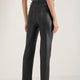 Josie Faux Leather Trouser - Black