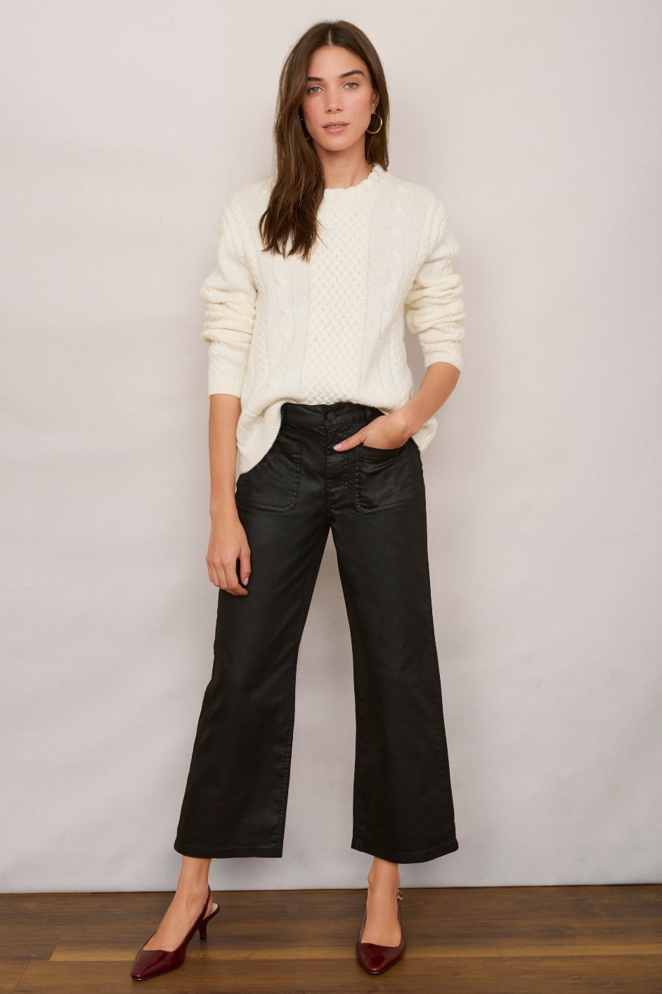 Jules Coated Jean - Black