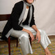Jules Faux Leather Trousers - Silver