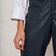 Jules Faux Leather Trousers - Blue/Black