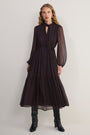 Juliette Dress - Aubergine