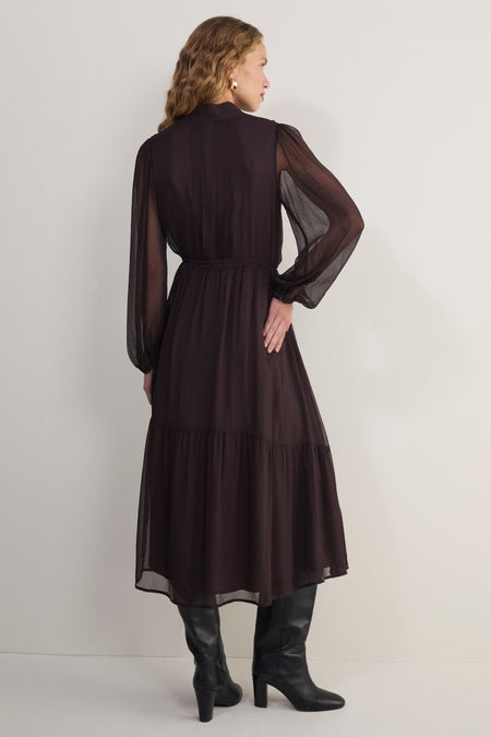 Juliette Dress - Aubergine
