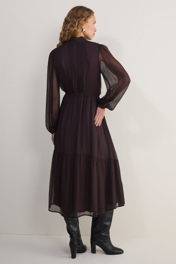 Juliette Dress - Aubergine