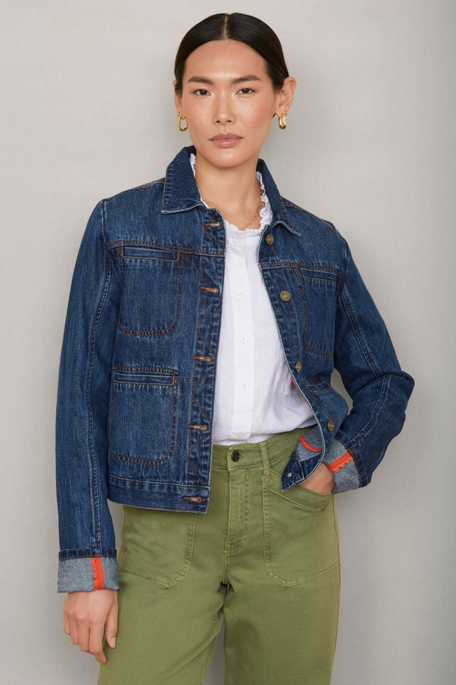 Karla Denim Jacket - Mid Wash