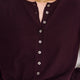 Katie Merino Cardigan - Aubergine