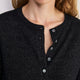 Katie Merino Cardigan - Black Sparkle