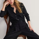 Katie Merino Cardigan - Black Sparkle