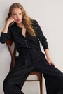 Katie Merino Cardigan - Black Sparkle