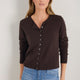 Katie Cashmere Cardigan - Cocoa
