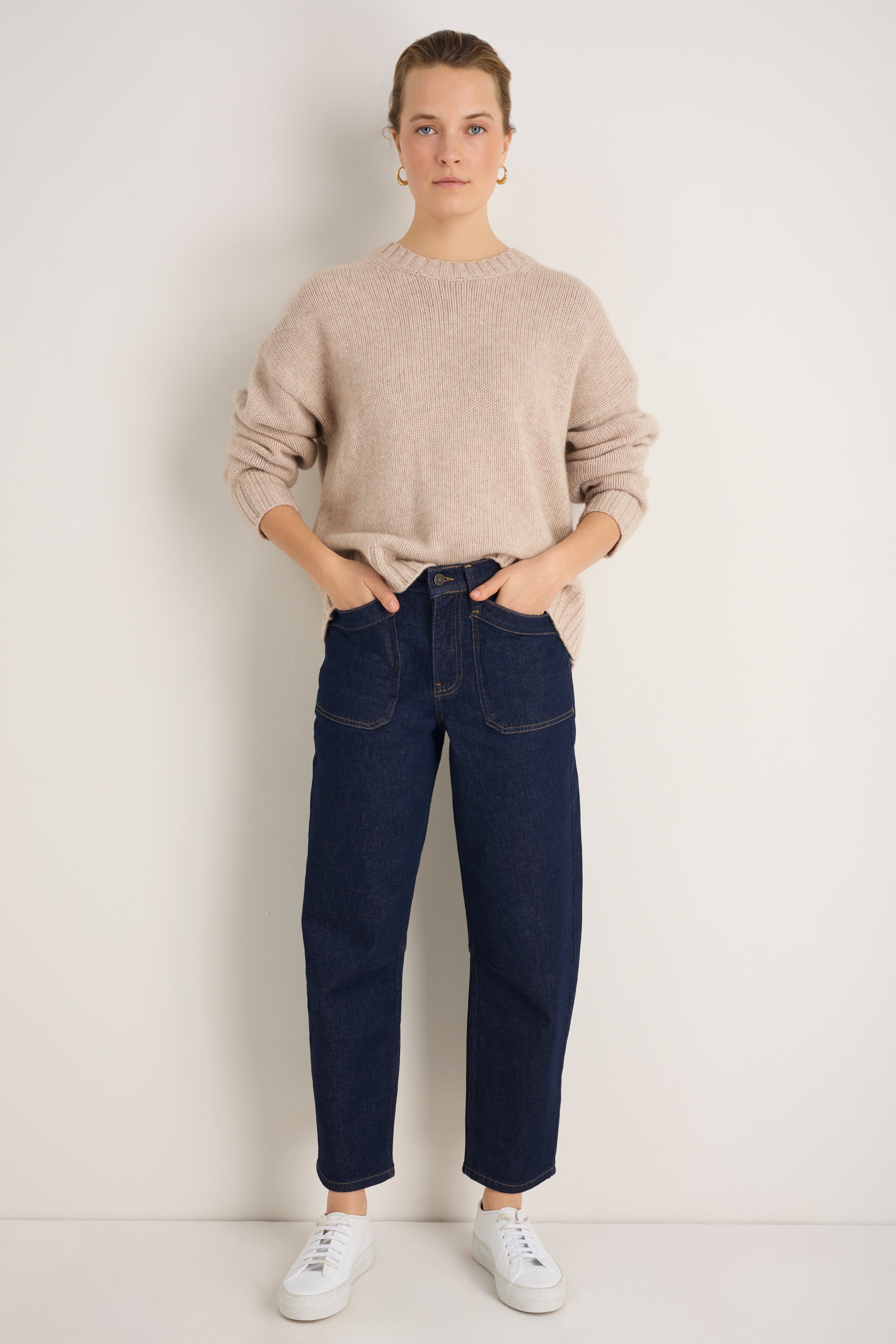 Kaya Cargo Barrel Jean - Rinse Wash