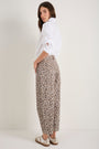 Kaya Cargo Barrel Jean - Leopard