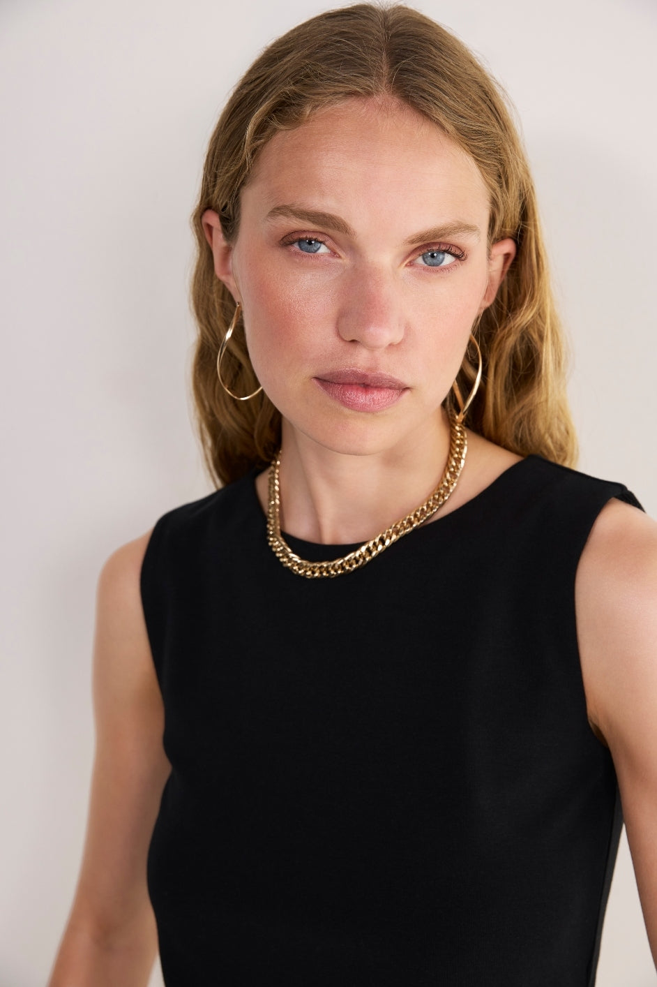 Kayla Jersey Top - Black