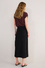 Kayla Jersey Skirt - Black