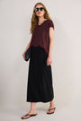 Kayla Jersey Skirt - Black
