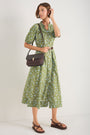 Kelly Dress - Olive Green Floral