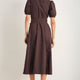 Kelly Dress - Pecan Brown