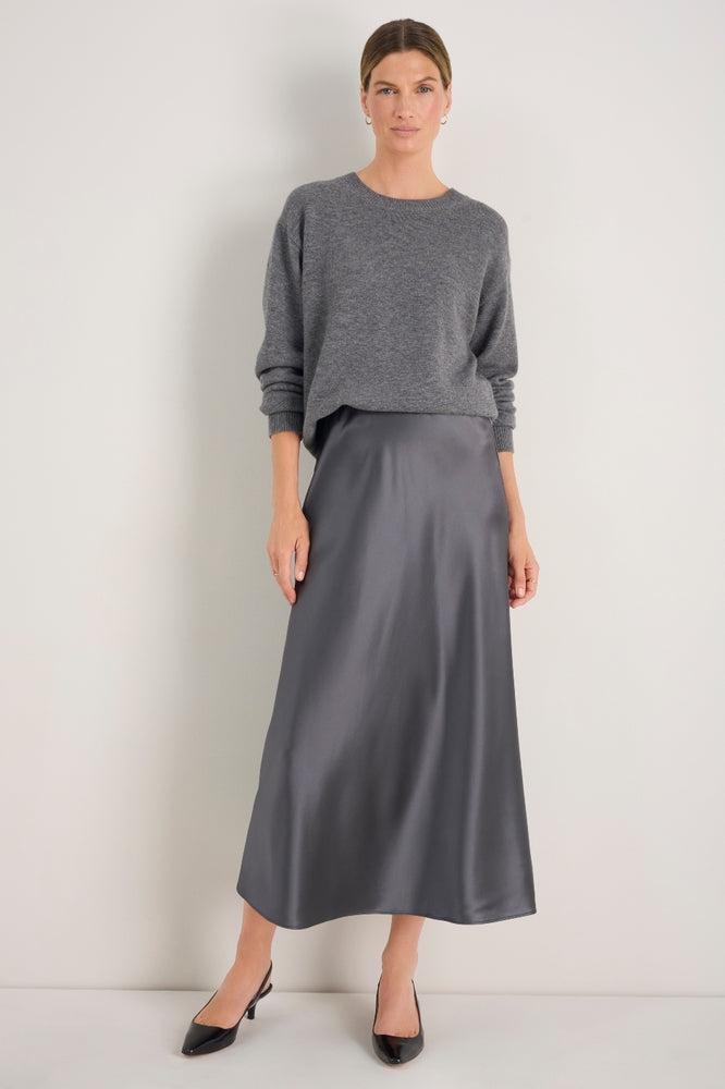 Kendall Skirt - Charcoal Grey