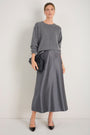 Kendall Skirt - Charcoal Grey