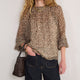 Kia Silk Blouse - Leopard