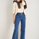Flossie Flare Jean - Mid Wash