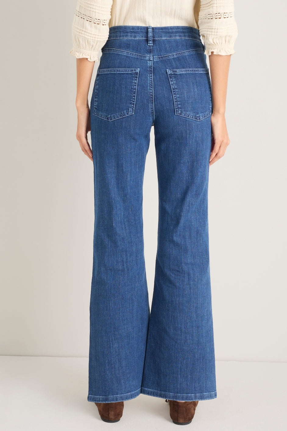 Flossie Flare Jean - Mid Wash