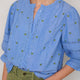 Klara Blouse - Chambray Embroidery
