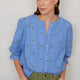 Klara Blouse - Chambray Embroidery