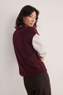 Klara Button Through Tank - Chocolate