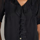 Laurent Silk Blouse - Black
