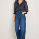 Laurent Silk Blouse - Midnight Spot
