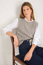 Layla Cable Tank - Taupe