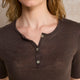 Layla Linen Top - Cocoa