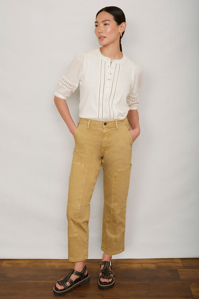 Leonie Straight Leg Jean - Sand