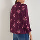 Lexi Blouse - Merlot Spaced Floral