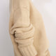 Liana Chunky Crew Neck Jumper - Latte