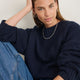 Liana Chunky Crew Neck Jumper - Midnight