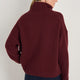 Liana Chunky Funnel Neck Jumper - Deep Fig