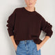 Liana Chunky Crew Neck Jumper - Espresso